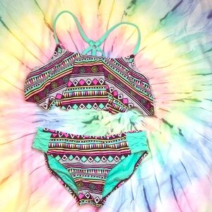 Geometric Pattern Two Piece
